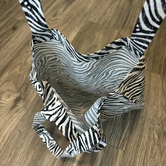 Zebra Print Tote Bag - Picture 3 of 3